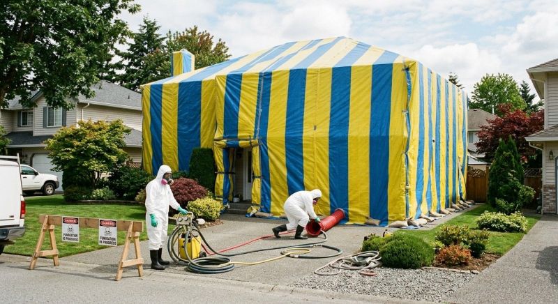 Termite Tenting in Asheville, NC